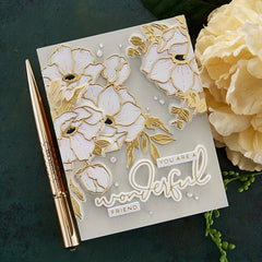 Metal Cutting Dies Flower Stencils Leaves Fall DIY Craft Decoration