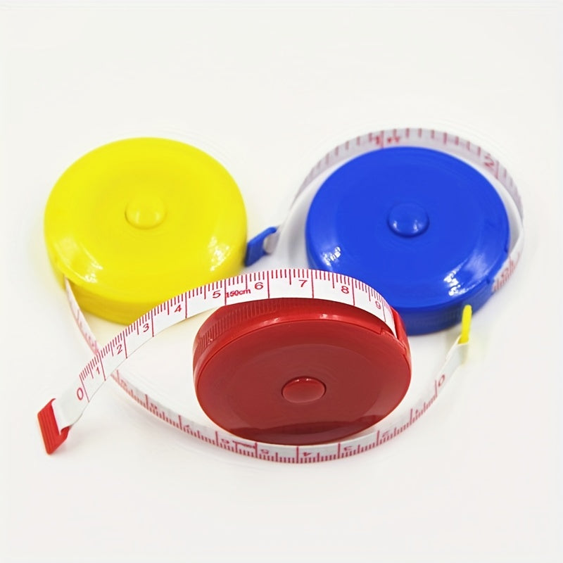 1.5m Mini Soft Tape Measure Retractable Small Sewing Fabric Plastic Tape Measure