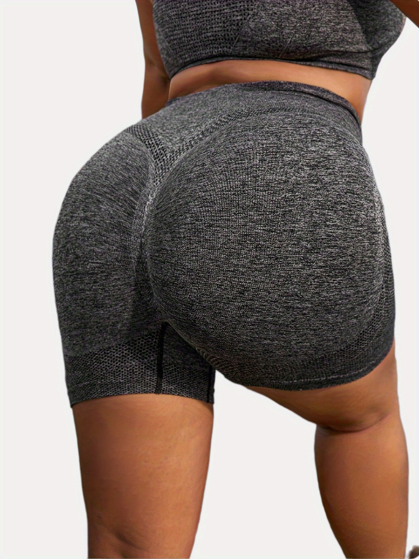 Seamless High Rise Yoga Shorts
