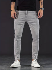 Men's Slim Fit Distressed Stretch Denim Pants