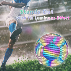 Luminous Reflective Football Night Game Durable Seamless Waterproof