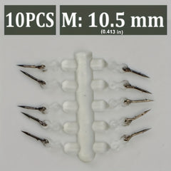 10pcs Metal Spike Bait Hook Set Fishing Tackle Accessories