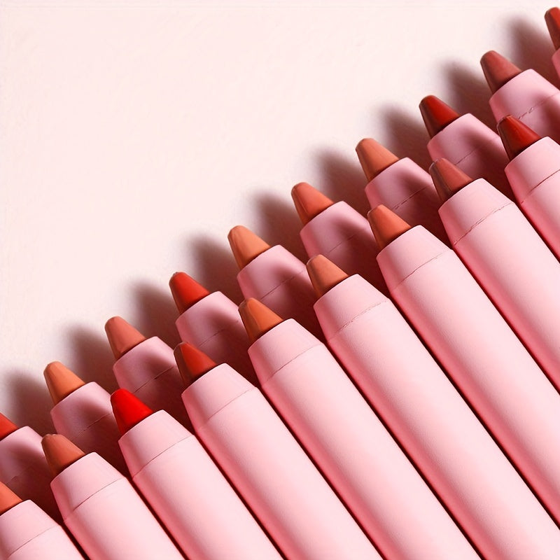 12 Matte Long lasting Lipstick Pen Waterproof Non fading Lipliner Soft Texture