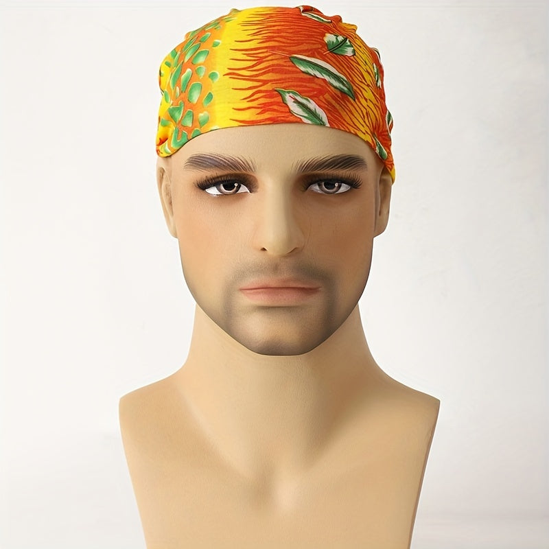 Men's Orange Neck Gaiter for Sports