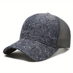 Men's Lace Baseball Cap Sun Hat Outing