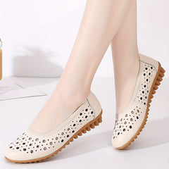 Women's Hollow Out Flat Shoes Slip-On Loafers Outdoor Flats