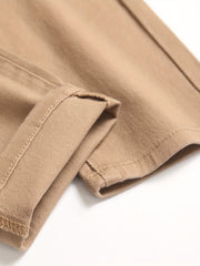 Khaki Skinny Jeans Men's Casual Wear