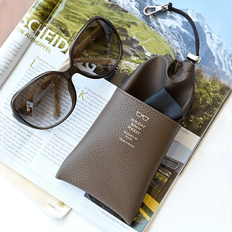 Mini Sunglasses Pouch Drawstring Glasses Dustproof Bag Lightweight