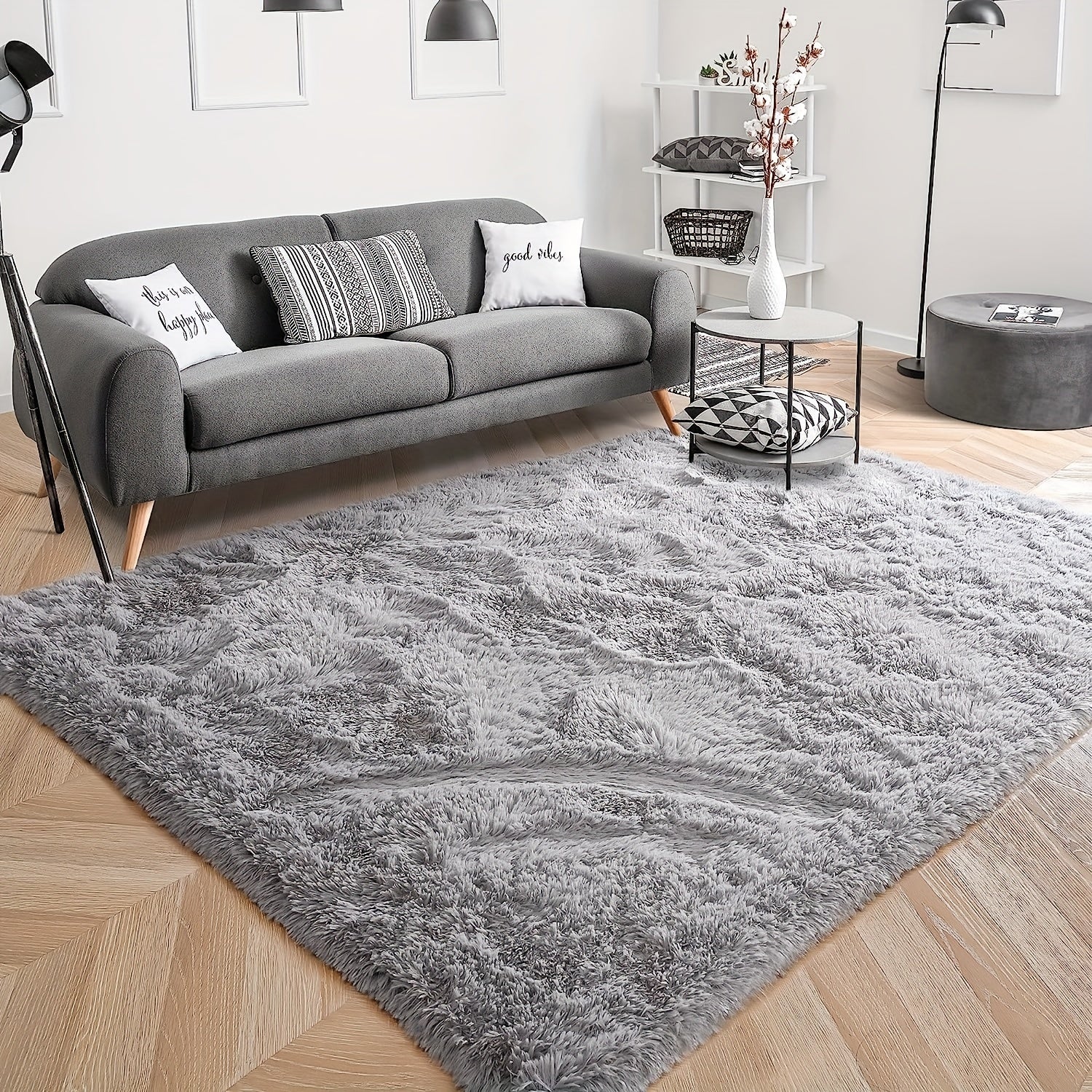 Soft Plush Shaggy Rug 78x110in
