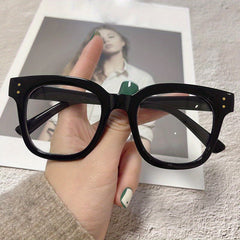 Light Blocking Square Glasses Women Men Reading Computer Gaming