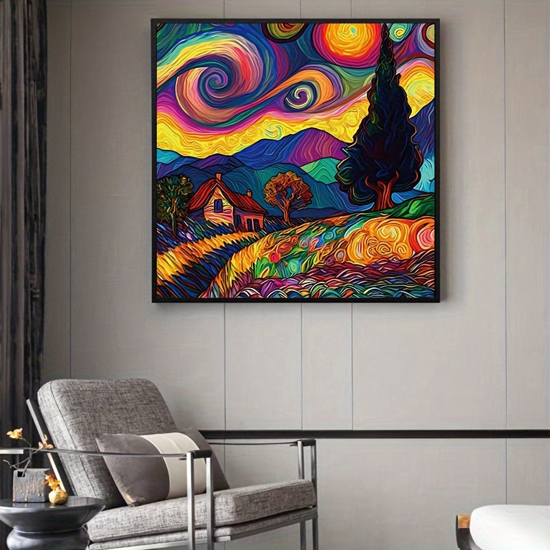 5D Diamond Painting Colorful Anime Dream Starry Sky Home Decor DIY Full Diamonds