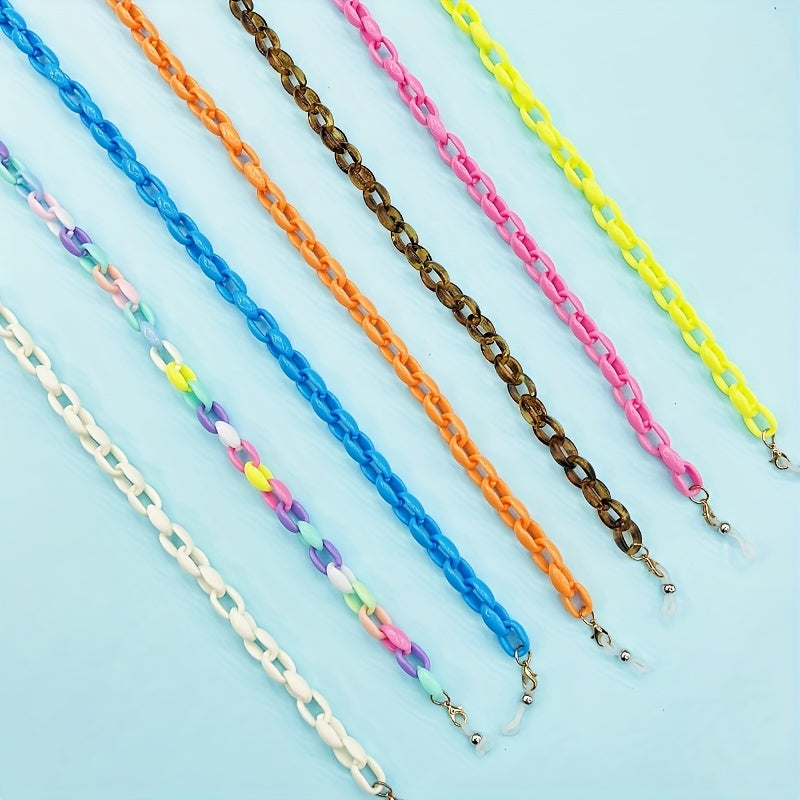 Colorful Acrylic Glasses Rope Non-slip