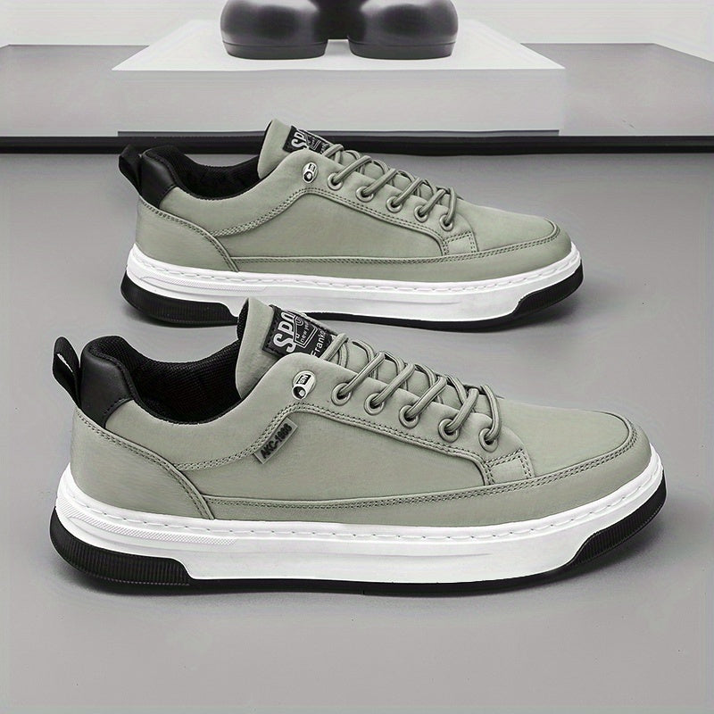 Men's Canvas Lace-up Sneakers Casual Shoes Breathable