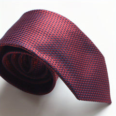 Solid Strip Classic Neck Tie for Men 15-Inch