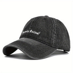 Embroidered Cowboy Hat Retro Curved Brim Cap