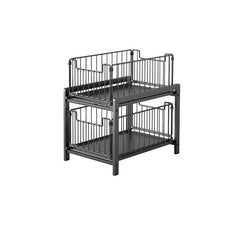 1pc Layer Sink Storage Rack with Pull out Cabinet