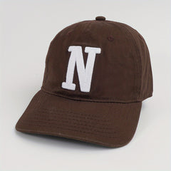Patch Cotton Baseball Cap Solid Couple Dad Hat Unisex Casual Adjustable