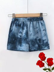 Boys Tie Dye Shorts Soft Comfortable Breathable For Summer Kids Clothes