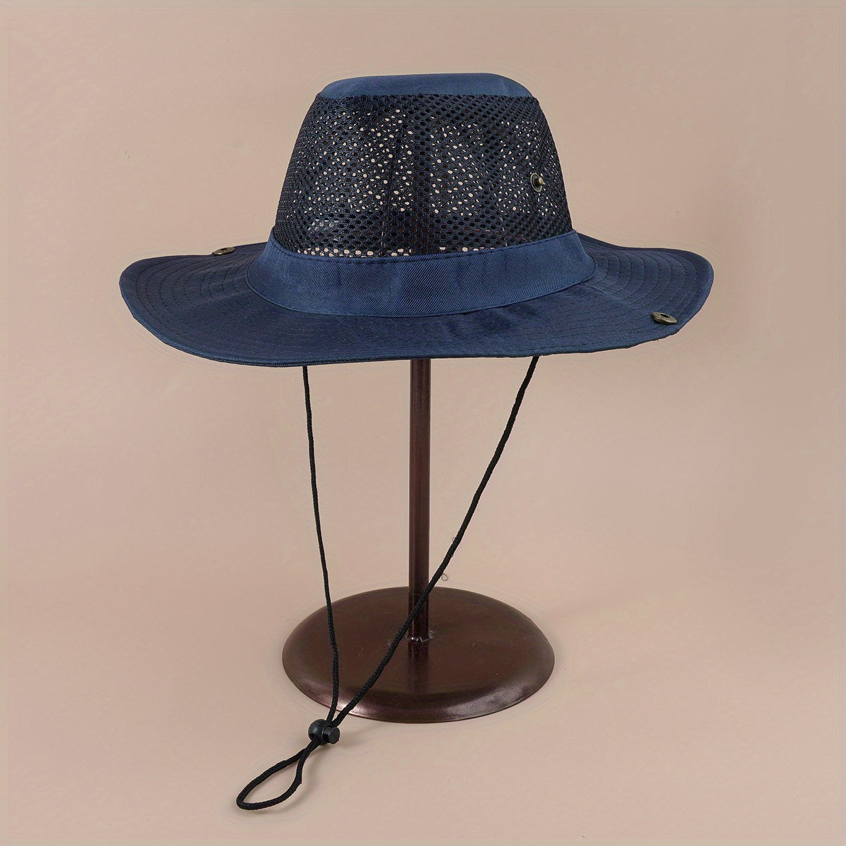Breathable Mesh Bucket Hat Solid Foldable Sun Hat For Men And Women