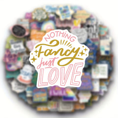 100pcs Motivational Quote Stickers for Teens, Laptop, Water Bottle, Luggage