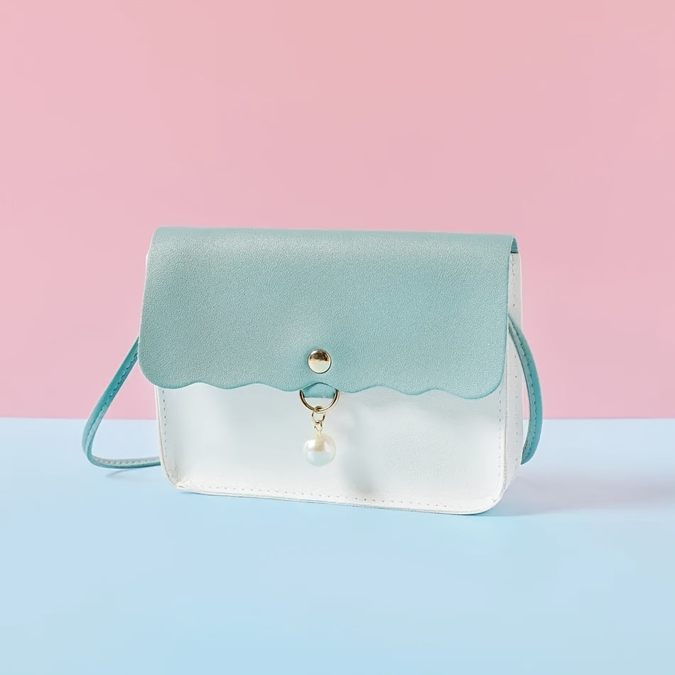 Pearl Pendant Crossbody Bag for Girls