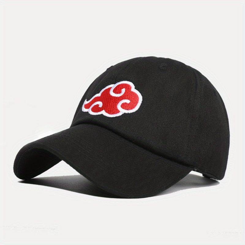 Anime Cloud Embroidery Baseball Cap Outdoor Casual Sunshade Peaked Cap