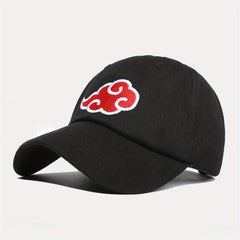 Anime Cloud Embroidery Baseball Cap Outdoor Casual Sunshade Peaked Cap