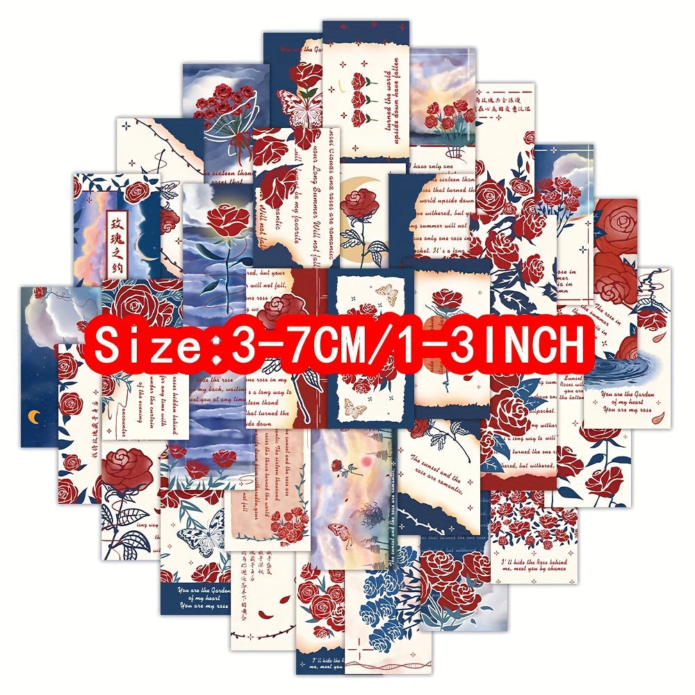 60pcs Fancy Bookmark Series Graffiti Stickers for DIY Journal Decoration