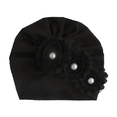 Warm Faux Pearl Baby Headscarf Gift For Kids
