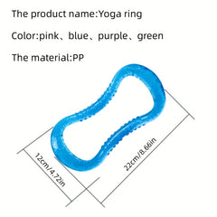2 PCS Yoga Rings for Home or Gym Workout Strengthen Chest Thighs Arms