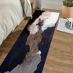 Minimalist Abstract Runner Rug Soft Hallway Mat Anti-fouling Kitchen Carpet