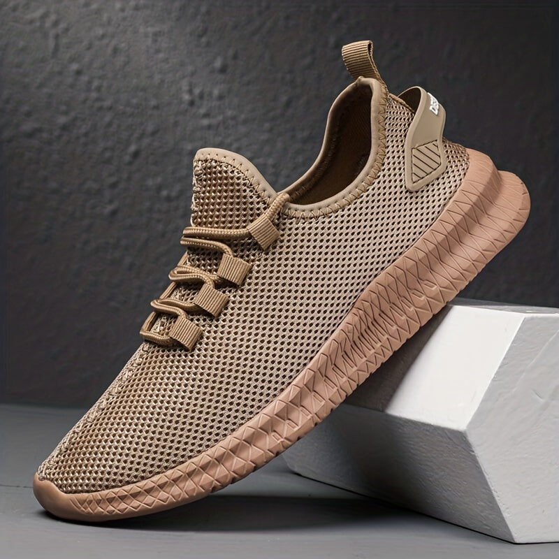 Men's Lace-up Lightweight Sneakers Breathable Outdoor Casual Shoes