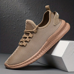 Men's Lace-up Lightweight Sneakers Breathable Outdoor Casual Shoes
