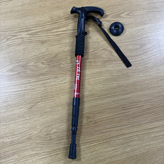 4 Section Portable Outdoor Folding Trekking Pole Walking Hiking Stick