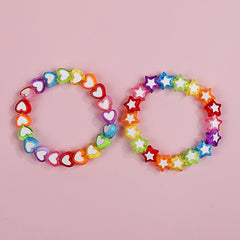 Makersland Girls Star Love Bead Bracelet