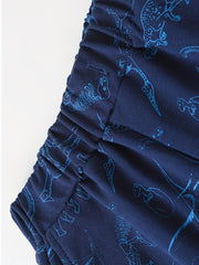 3pcs Dinosaur Boys Comfort Shorts Quick drying for Summer Outdoor