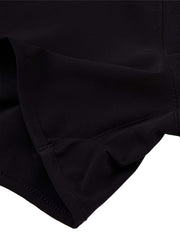 Striped & Letter Print Loose Shorts Gothic Summer Stylish Yoga Shorts