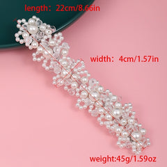 Faux Pearl Beads Headband Bridal Head Piece Wedding Hair Accessories