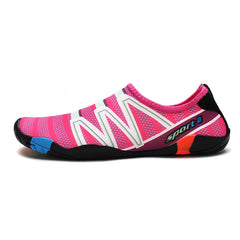 Women's Striped Water Shoes Barefoot Swimming Surfing Aqua Shoes