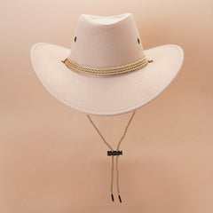 Wide Brim Western Cowboy Hat for Men and Women
