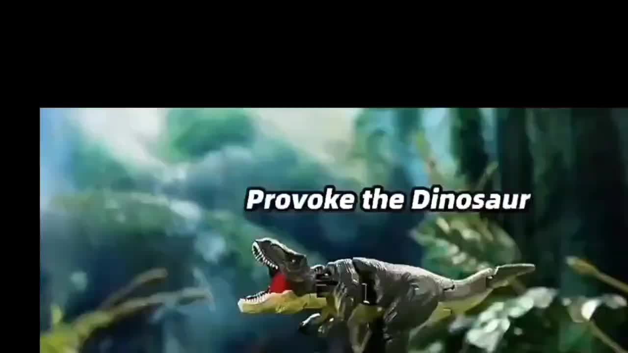 T-Rex Dino Toy with Swinging Tail & Luminous Feature