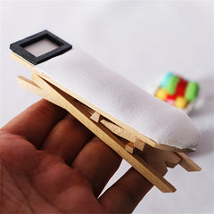 1:12 Mini Ironing Board for Dollhouse Sewing Model Photography Props DIY Scene