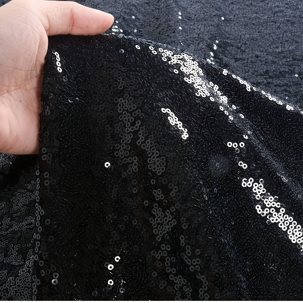 Sequin Fabric Glitter and Embroidery Fabric for DIY Sewing