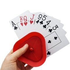 Triangular Poker Card Holders Set of 4, Easy to Use & Comfortable