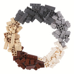 Kids Building Blocks Educational Toy Small Grain Thick Wall Tiles 1x2 1x3 1x4
