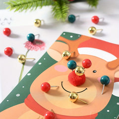 Assorted Paper Clips Set with Tial Clips and Round Box