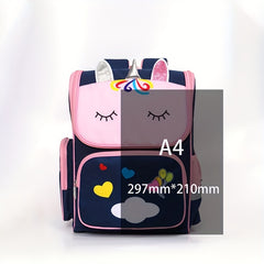 Unicorn School Bag for Kids with Protective Spine