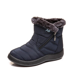 Women's Cozy Furry Snow Boots Comfortable Platform Shoes