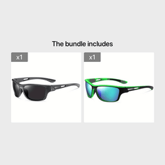 Men's Polarized Cycling Sunglasses with Case and Cloth