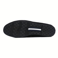 Men's Comfy Slip On Loafer Shoes Casual Anti skid Flat Shoes For Office